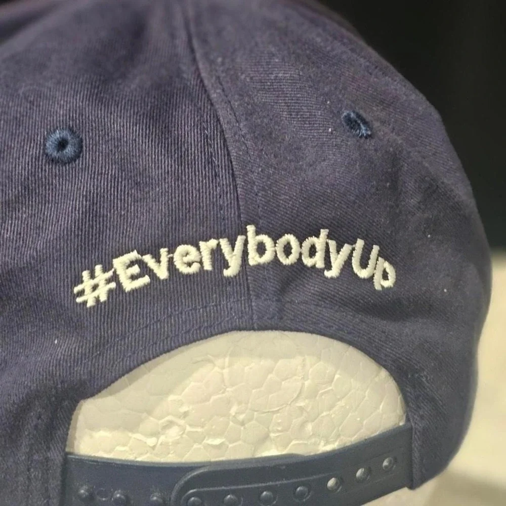 Adidas NBA EverybodyUp Snapback Hat Navy Blue Adjustable Baseball Cap